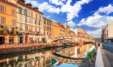 El canal de Naviglio en Mián guarda numerosas anécdotas y curiosidades.