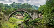Histórico puente mayor del municipio de Liérganes, Cantabria