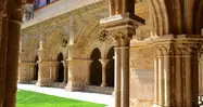 Galerías internas de la Catedral Vieja de Coímbra, Portugal