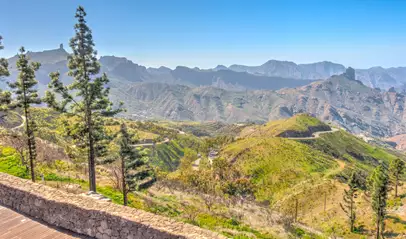 Mirador de Cruz de Tejeda, una de las paradas de esta excursión panorámica por las mejores panorámicas.