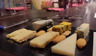 Diferentes tipos de queso de Cangas.