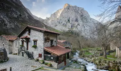 El encantador pueblo asturiano de montaña, Bulnes