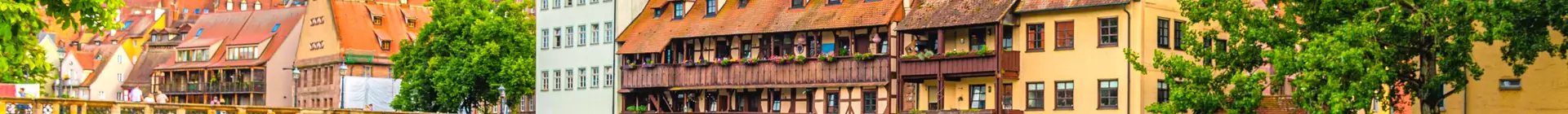 Casas tradicionales de Núremberg.